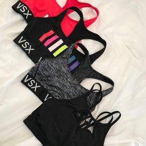 Victoria’s Secret sports bras.